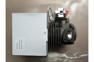 Циліндр Husqvarna 372 бензопила в зборі Китай хром патрубок квадрат